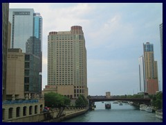 S Michigan Avenue 008  - Chicago River with Sheraton Hotel